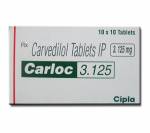Carloc 3.125 mg (10 pills)