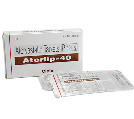 Atorlip 40 mg (10 pills)